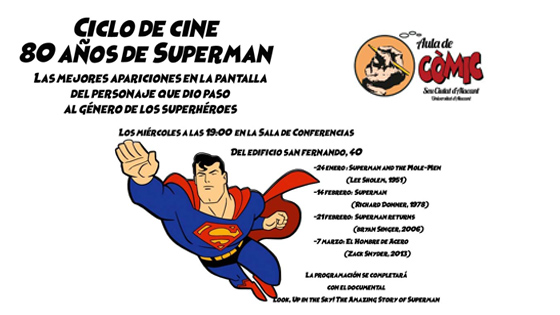 El Aula de Cómic de la UA celebra 80 cumpleaños de Superman