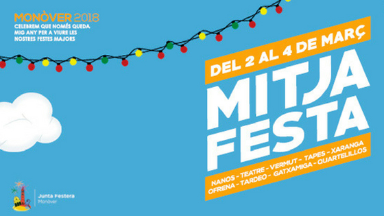 Monóvar sale a la calle para celebrar la «Mitja Festa»