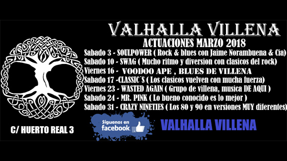 “THE CLASSIC´S BAND” POP lleva su versiones  de los éxitos de los 70s 80s 90s al VALHALLA VILLENA