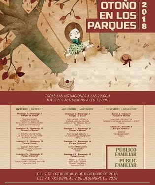 Propuesta cultural para las familias con «Otoño en Parques» en Alicante