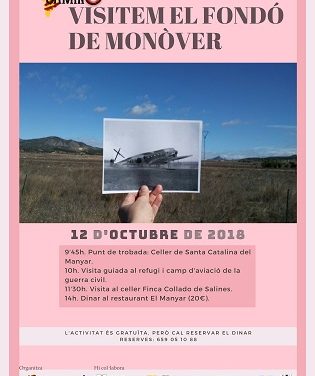 Contarelles i Camins: excursió el Fondó de Monòver organizat per La Cívica