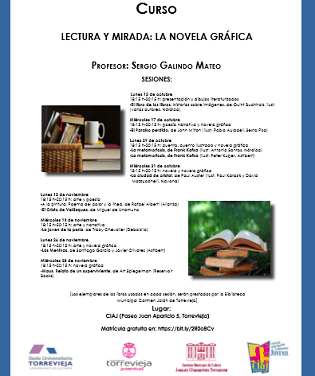 La Sede Universitaria de Torrevieja pone en marcha un club de lectura sobre la novela gráfica