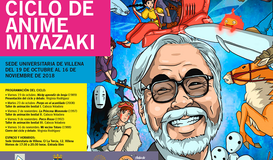 El cinema de Miyazaki, el mestre de l’animació japonesa, arriba a la Seu de Villena