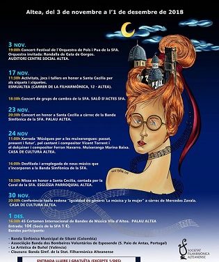 Les bandes de música alteanes celebren Santa Cecília amb diferents activitats