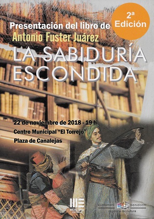 El benidormense Antonio Fuster Juárez presenta en el Torrejó su libro “La sabiduría escondida”