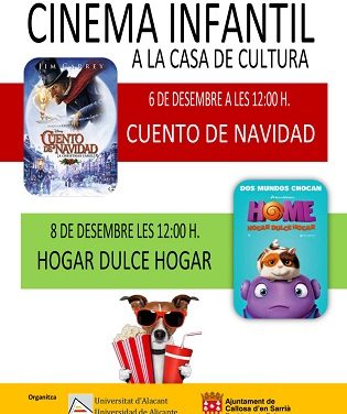 Cine infantil en la Casa de Cultura de Callosa d’en Sarrià
