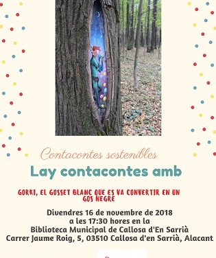 La Biblioteca l’Espill de Callosa d’en Sarrià acoge un cuentacuentos sostenible hoy viernes