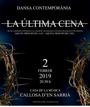 El Aula de Danza de la Universidad de Alicante presenta «La última cena» en Callosa d’en Sarrià