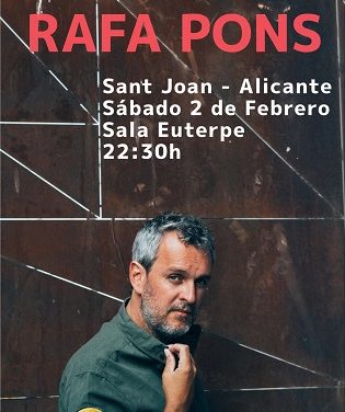Rafa Pons presenta su nuevo disco «La guerra del sexo» en la Sala Euterpe de Sant Joan