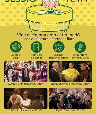 Cine hoy para mujeres en periodo de lactancia en Sant Joan