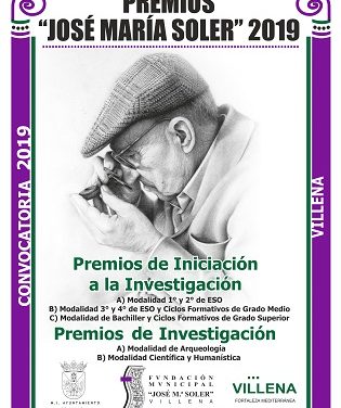 Premios “José María Soler” de Investigación e Iniciación a la Investigación 2019
