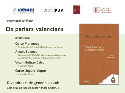 “Els Parlars Valencians” es presenta el divendres a Xàbia