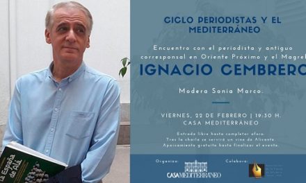 El periodista Ignacio Cembrero visita Casa Mediterráneo per a tractar sobre el Magreb