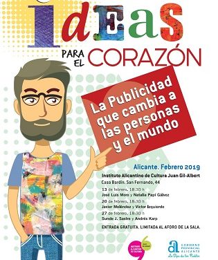 El Instituto Gil-Albert organiza el segundo ciclo sobre comunicación publicitaria con la participación de seis expertos en la materia