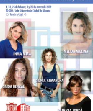 La Sede Ciudad de Alicante dedica un ciclo a las actrices alicantinas de hoy