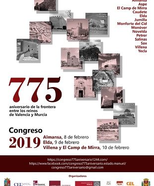 Casi 200 personas inscritas en el Congreso del 775 aniversario del Tratado de Almizra