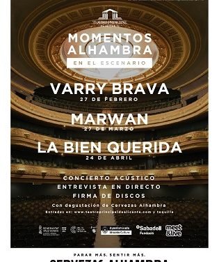 “Momentos Alhambra en el Escenario” arranca en el Teatro Principal de Alicante con la actuación de Varry Brava