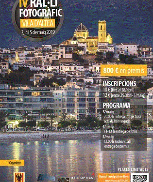 Cultura de Altea organiza para esta primavera varias actividades fotográficas