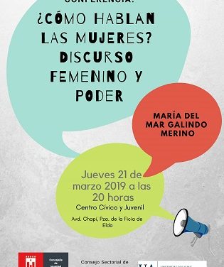 El Ayuntamiento de Elda organiza una conferencia para analizar las características del discurso femenino