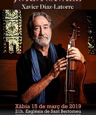 El prestigioso concertista Jordi Savall actúa este viernes en Xàbia