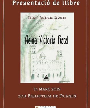 Rafael Andarias presenta este jueves en Xàbia su primera novela “Reina Victoria Hotel”