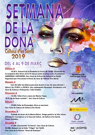 Callosa d’en Sarrià celebra la Setmana de la Dona del 4 al 9 de març amb diverses activitats