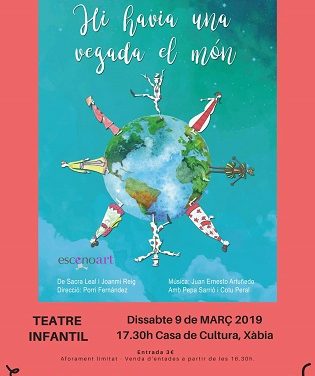 Una función de teatro infantil y el concierto dels Xirimitab’s protagonizan la oferta cultural de este fin de semana en Xàbia