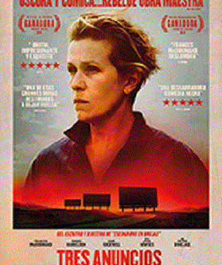 La pel·lícula “TRES ANUNCIOS EN LAS AFUERAS” al Teatre Arniches aquest dijous