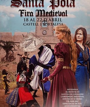 El Castillo-fortaleza de Santa Pola acoge la Feria Medieval del 18 al 22 de abril