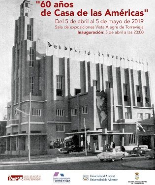 La sala de exposiciones Vista Alegre de Torrevieja inauguró «60 años de Casa de las Américas» el pasado 5 de abril