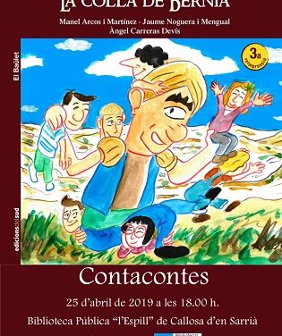 La Biblioteca Municipal l’Espill de Callosa d’en Sarrià acull el pròxim 25 d’abril el contacontes ‘La colla de Bèrnia’