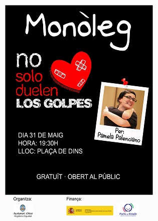 La Plaça De Dins en Alcoy acoge un monólogo sobre el amor sin dolor