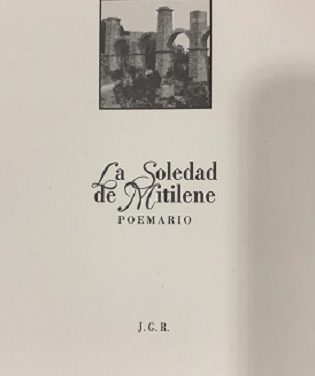 La Llibreria CÓDEX d’Oriola acull aquest divendres la presentació del poermari “La Soledad de Mitilene” de Josep Giménez Rodríguez
