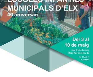 Las Escuelas Infantiles Municipales celebran sus cuatro décadas de existencia con una exposición fotográfica y una fiesta para toda la familia