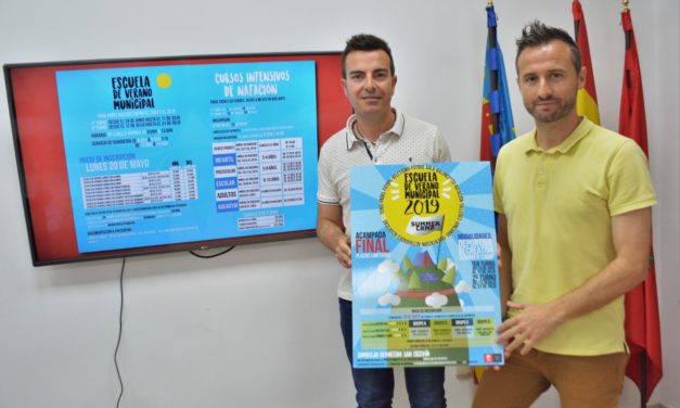 Esports presenta l’Escola Municipal d’Estiu 2019 d’Elda i els cursos intensius de natació