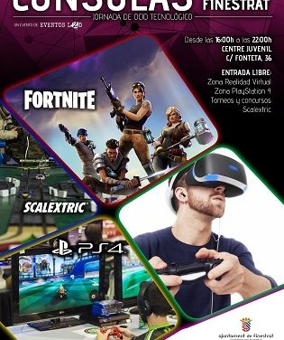 La concejalía de juventud de Finestrat programa para este fin de semana una gamer weekend y una escape room