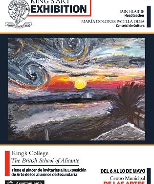 Estudiantes de secundaria de King’s College Alicante exhiben sus obras en el Centro Municipal de las Artes