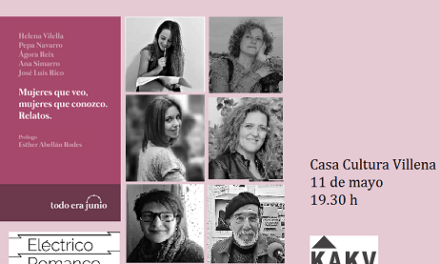 Les DONES QUE VEIG i les DONES QUE CONEC de Villena en un nou llibre de relats a la Casa de Cultura