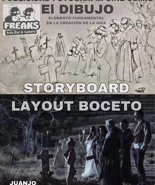 Taller  Storyboard/Layout Project  con  el artista Juanjo Hernández en Freaks Arts
