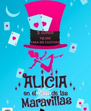 Aquest diumenge arriba “Alicia en el Pais de les Meravelles” a la Casa de Cultura de Finestrat amb el taller infantil “Arteatro”