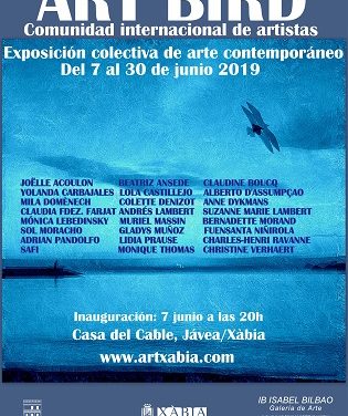 Exposición Internacional de arte: ART BIRD en la Casa del Cable de Jávea