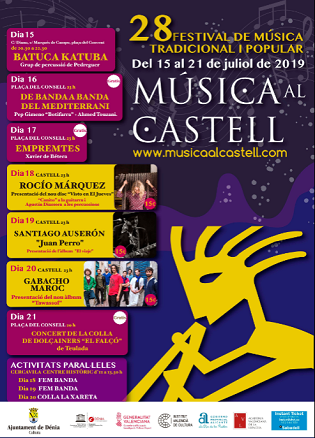 Cultura Dénia llena las noches de verano de música, cine, arte y danza