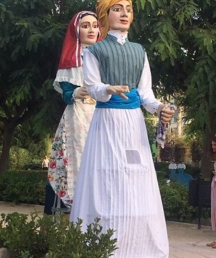 Presentación de Gegants de Mutxamel en la Trobada de Colles