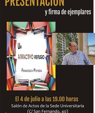 Francisco Poveda va presentar el seu llibre ‘Un atractivo refugio’ en la Seu Ciutat d’Alacant