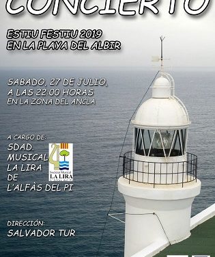 La Sociedad Musical La Lira ofrecerá este sábado un concierto en la playa de l’Albir