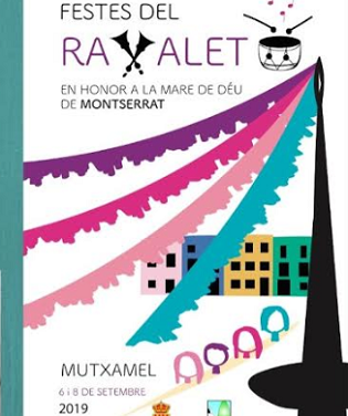 Cartel ganador Ravalet 2019 en Mutxamel