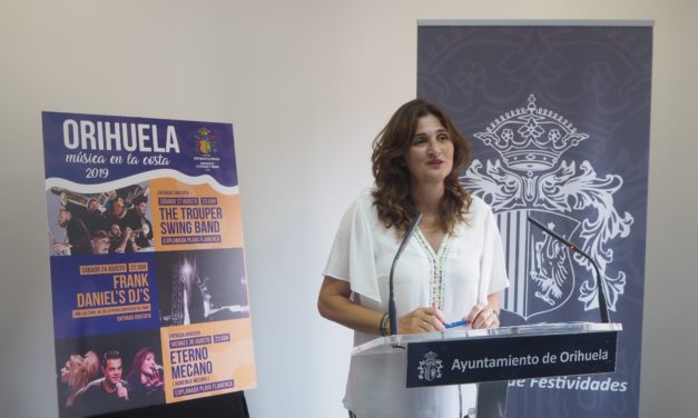 El concert de “Eterno Mecano” tanca aquest divendres l’edició de “Oriola, música en la costa 2019”