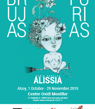 La exposición Brujas y Furias de la artista alcoyana Alissia, (María Penalva): ¿Por qué no es todo el año Contra la Violencia de Género?