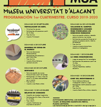 Vuelven los Diumenges al MUA desde el domingo 29 de septiembre