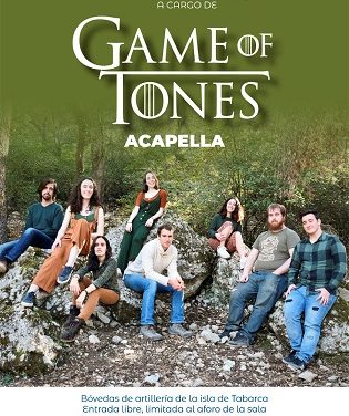 Concierto de la agrupación musical de la UA Game of Tones en Tabarca